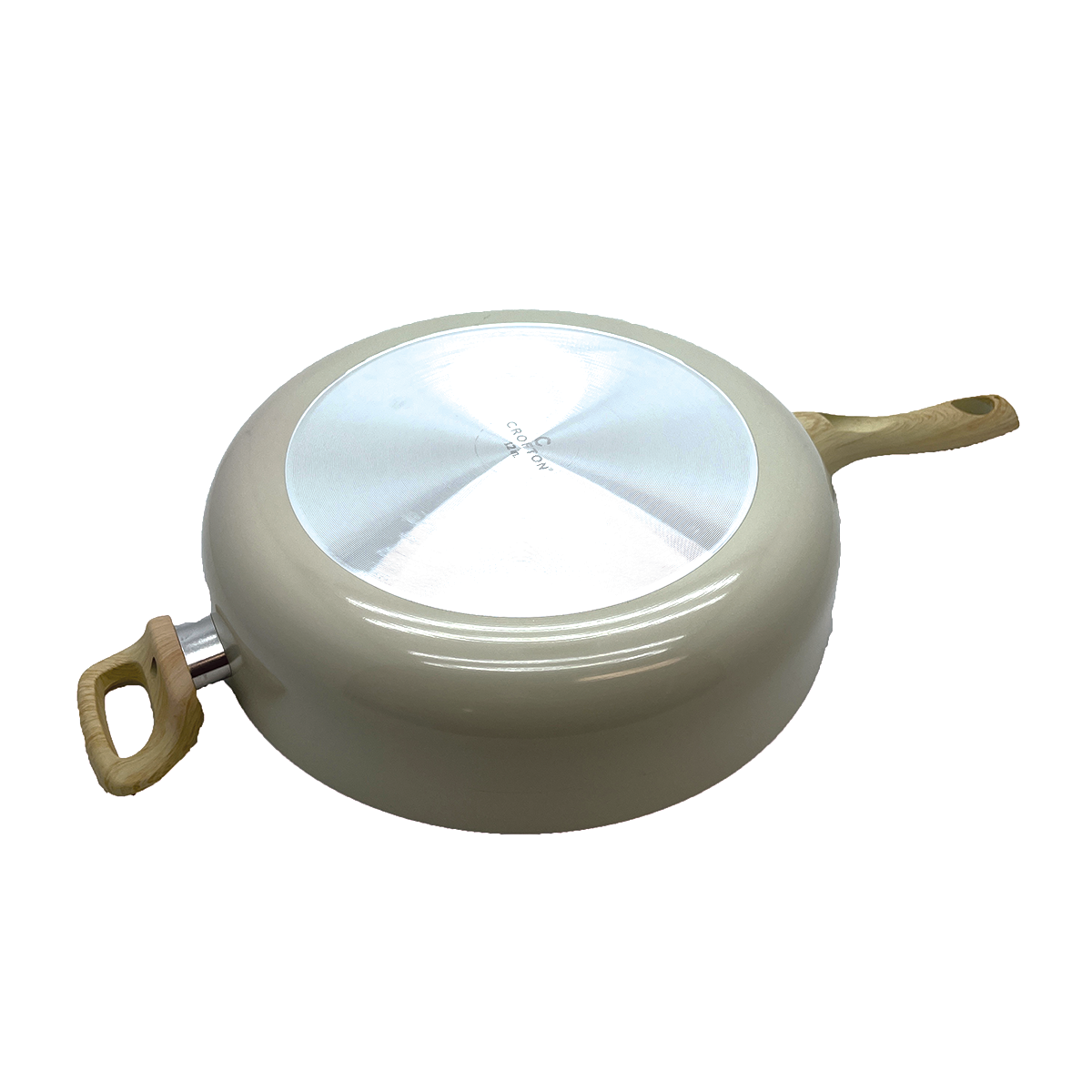 12 in. Saute Frying Pan with Faux Wood Handles